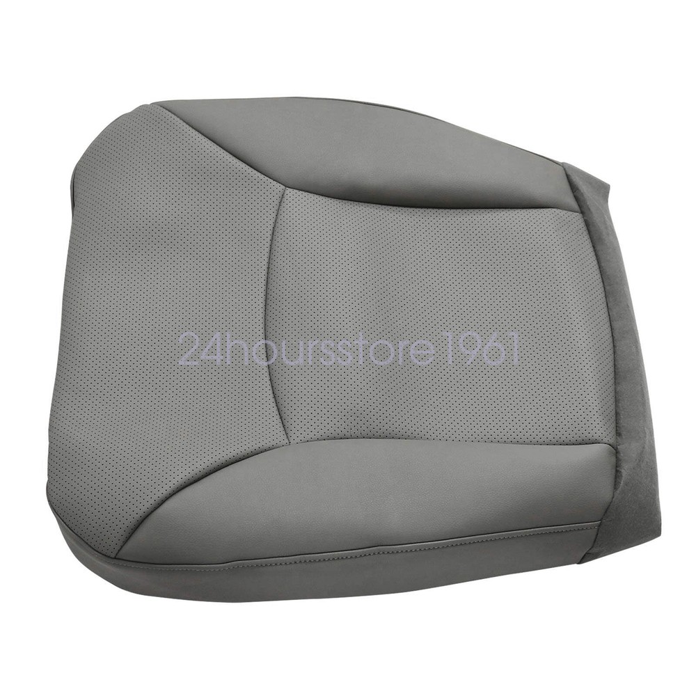 2000-2008 Fits Ford E150 E250 E350 Van Driver Bottom Perforated Seat Cover Gray