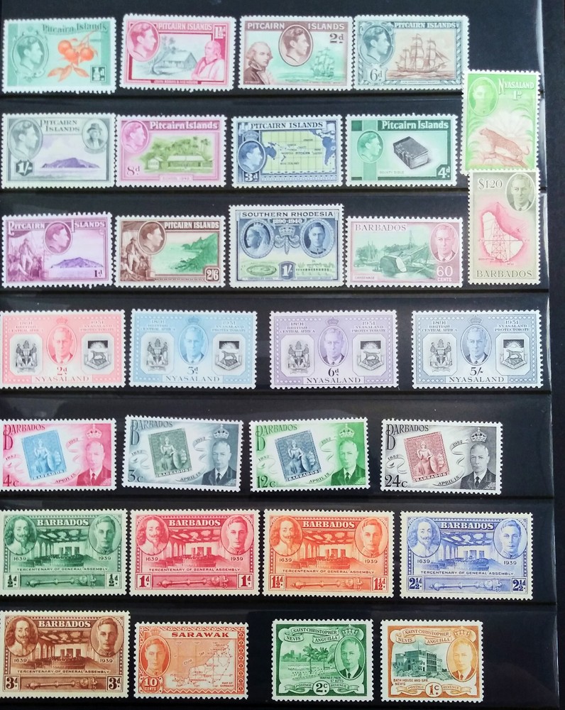 Old British Colonies stamps from KGV era