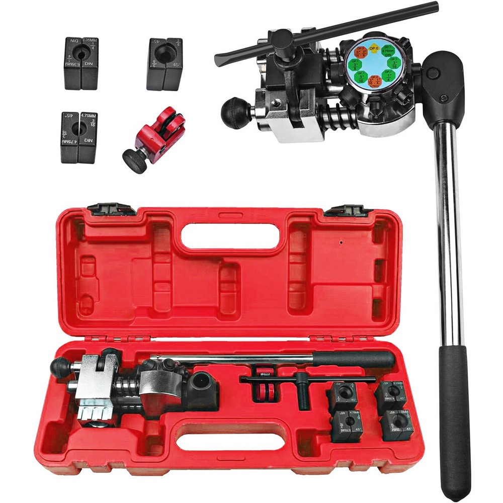 Professional Brake Line Flaring Tool 45 Degree Set-Single, Bubble, Double Flares