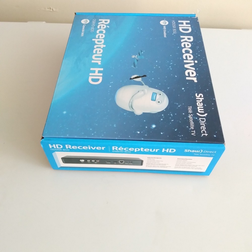 Shaw Direct HDDSR 800 Satellite Receiver Adapter No Remote