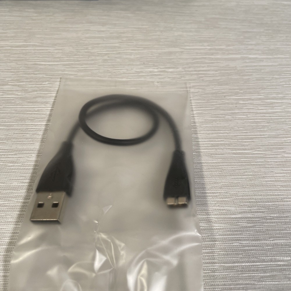 LOT OF 2 - Authentic Fitbit ChargeHR Charging Cable - OPEN BOX -