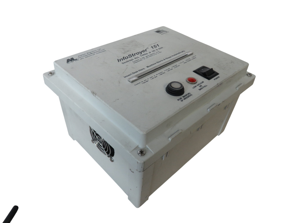 InfoStroyer 151 compact high-security optical media destroyer
