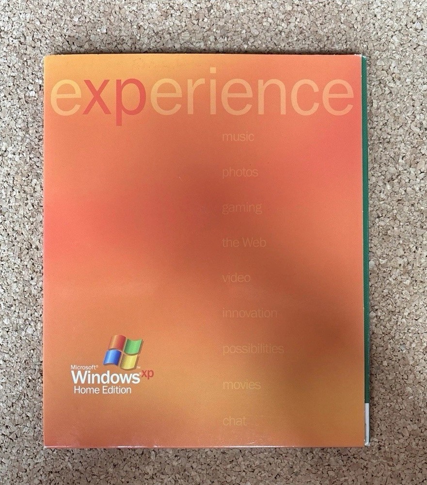 Microsoft Windows XP Home Edition Upgrade Version 2002 w Key USED