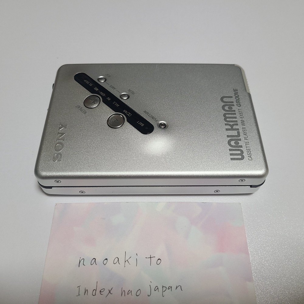 SONY Walkman Cassette Player WM-EX677 Operation confirmed
