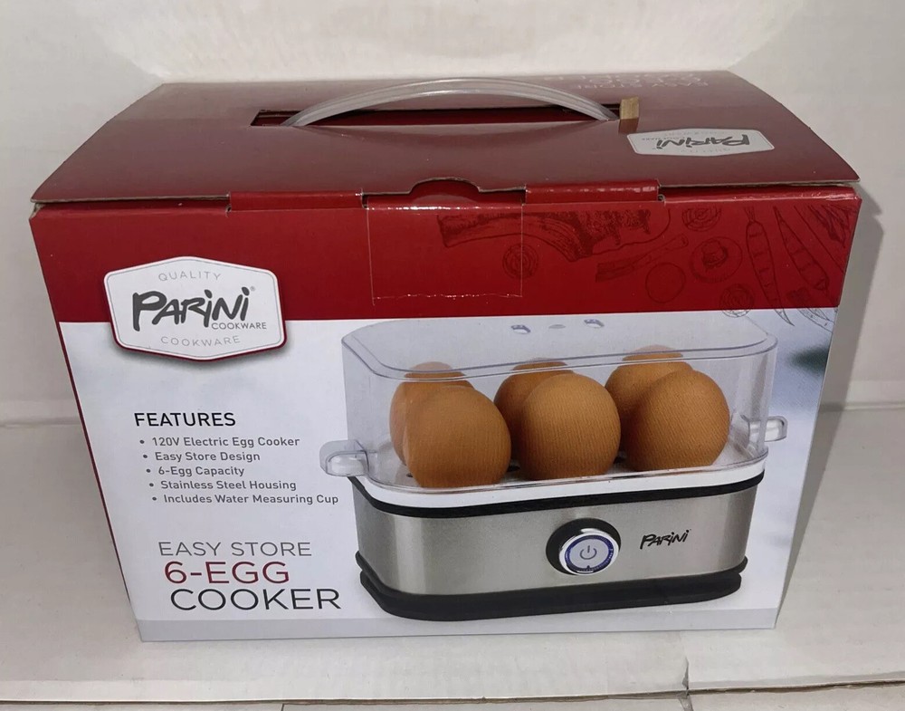 Parini Cookware Easy Store 6-Egg Cooker VSD-601 New In Box