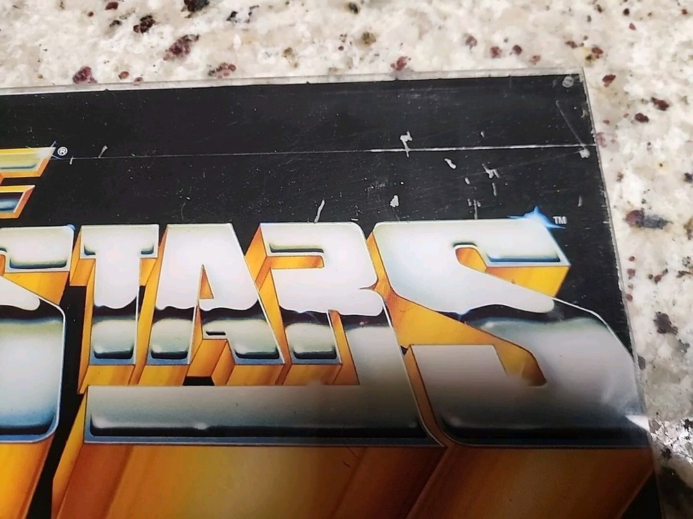 WWF Superstars Arcade Marquee / Technos / Plexiglass