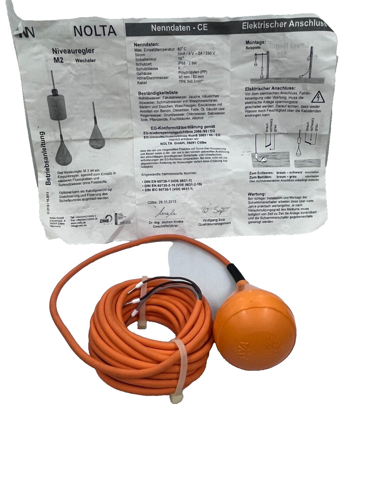 NOLTA M2 Float Liquid Level Switch