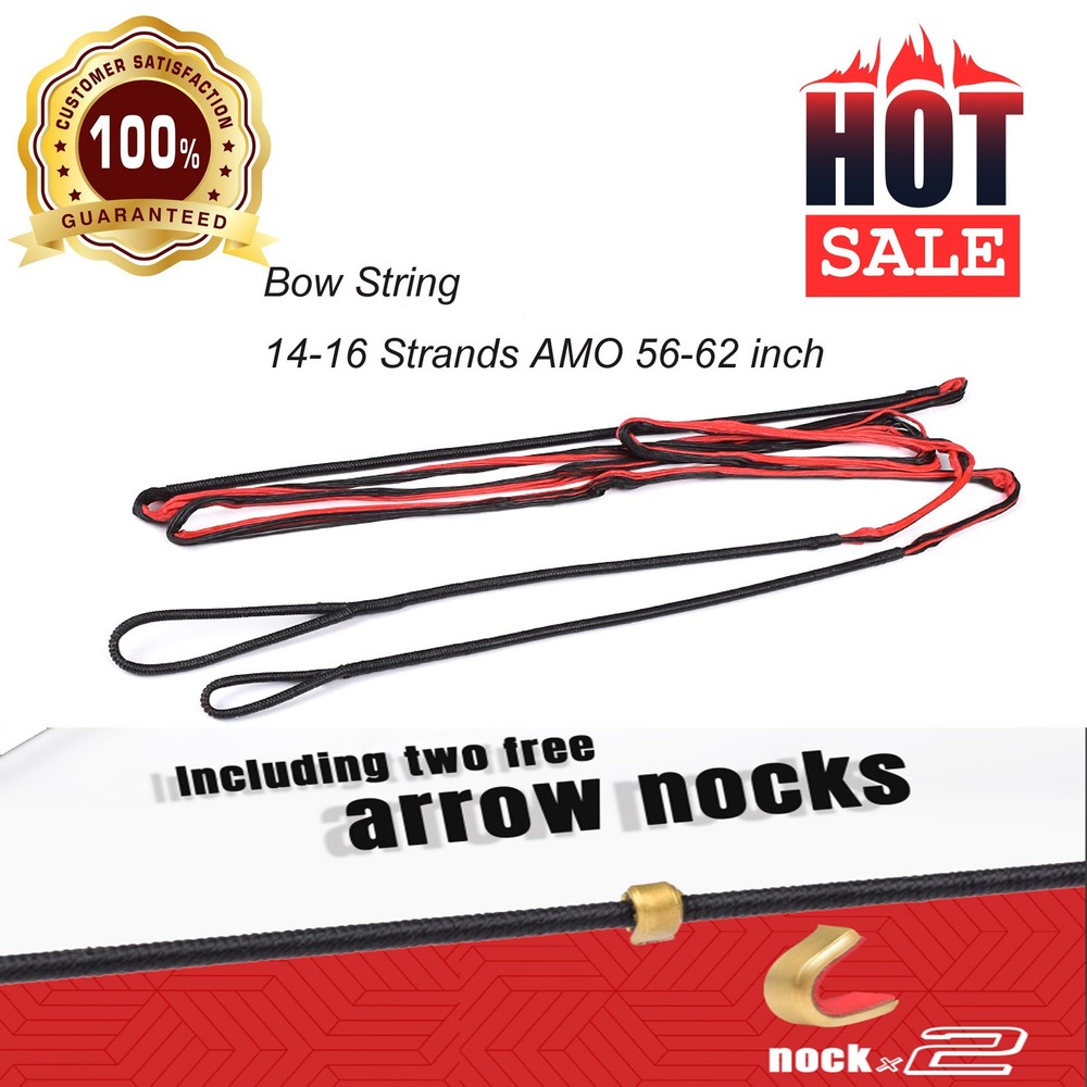 Archery 56-62" Recurve Bow Bowstring Archery Replacement Strings Longbow Hunting