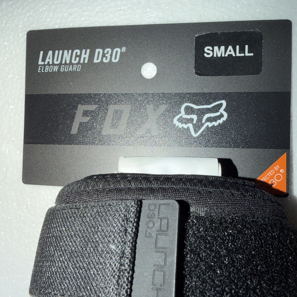 Fox Head Racing Launch D30 Elbow Guard Black Size Small NWT