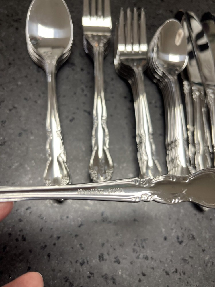 Stainless Flatware Setting For 8