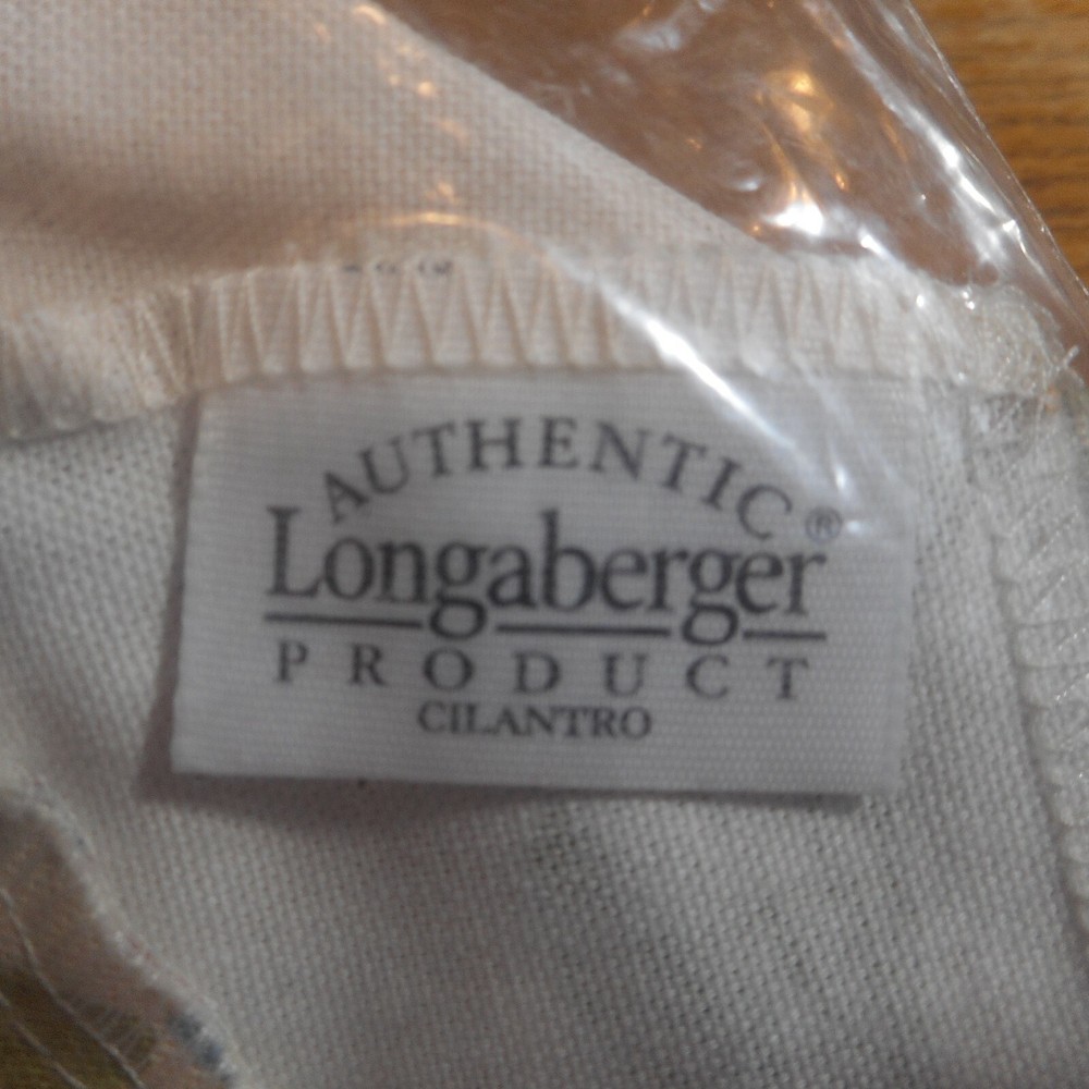 Longaberger Liner Cilantro Botanical Fields #2071635