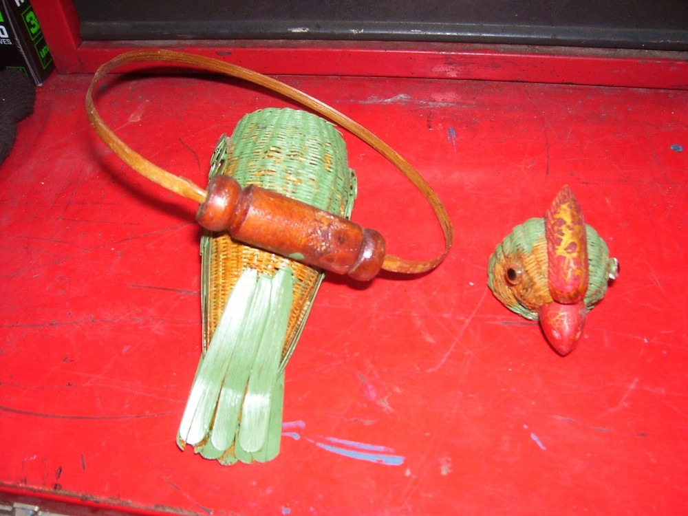 Decorative Hanging Parrot Bamboo