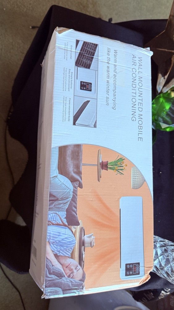 Wall Mounted White Air Conditioner Remote Control Digital Display Timer