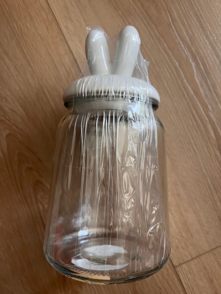Target Bullseye Playground Bunny Jar Fillable Container Easter Spring 2024