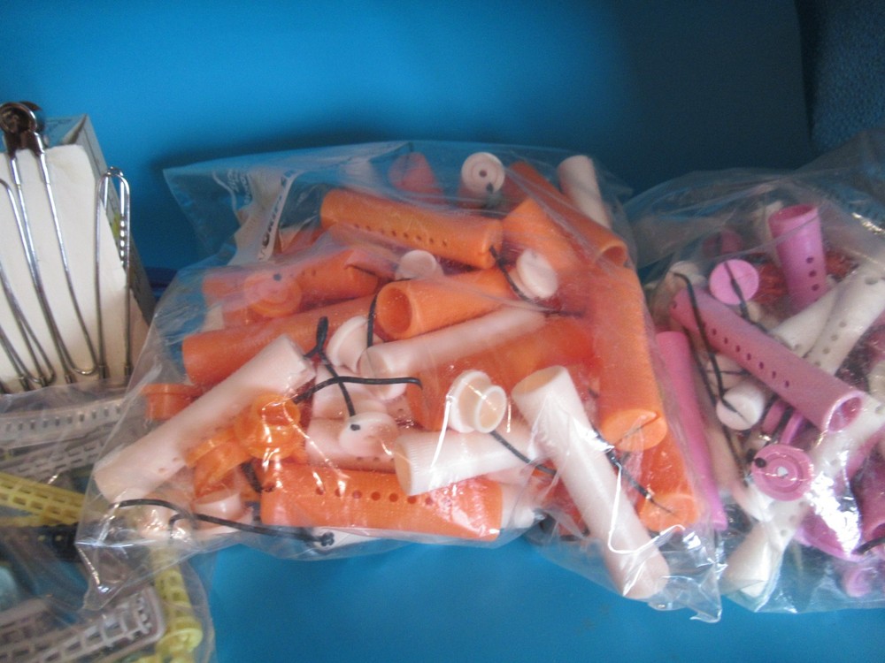 Vintage Perm Rods and Clips