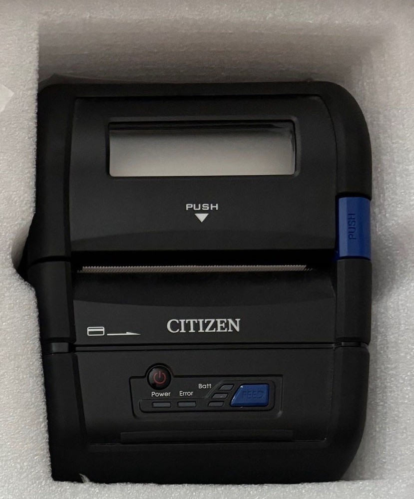 Citizen CMP-30BTU 3" Bluetooth Mobile Thermal Label Printer
