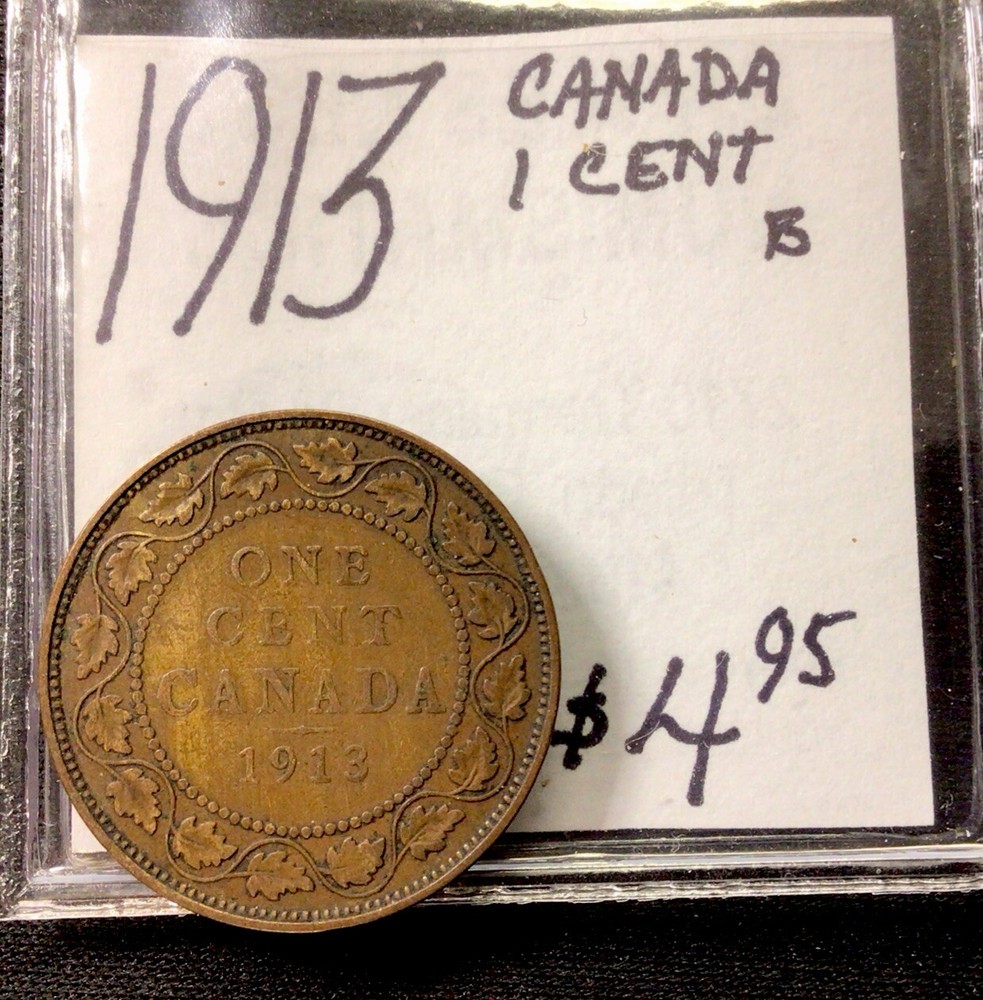 1913 Canada 1 Cent! ENN Coins