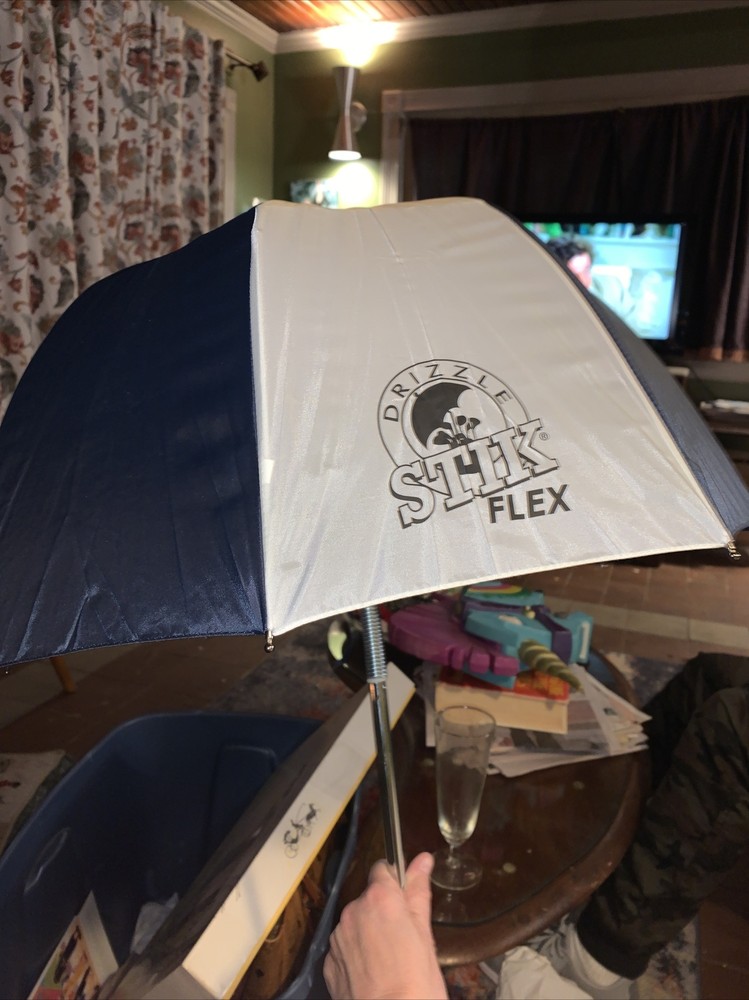 DrizzleStik Flex- Golf Club Umbrella - BLUE