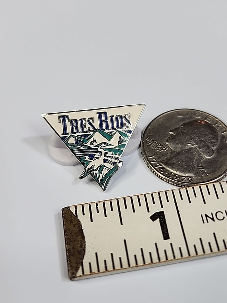 Tres Rios Brazil Lapel Pin Three Rivers
