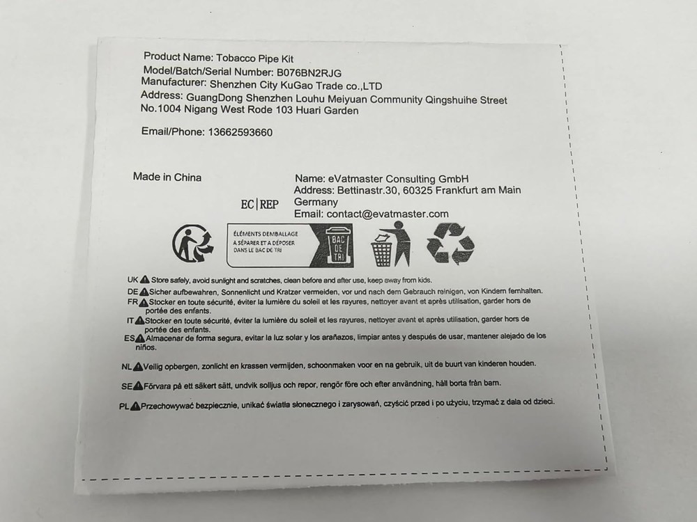 Scotte Shiny Pipe Small red