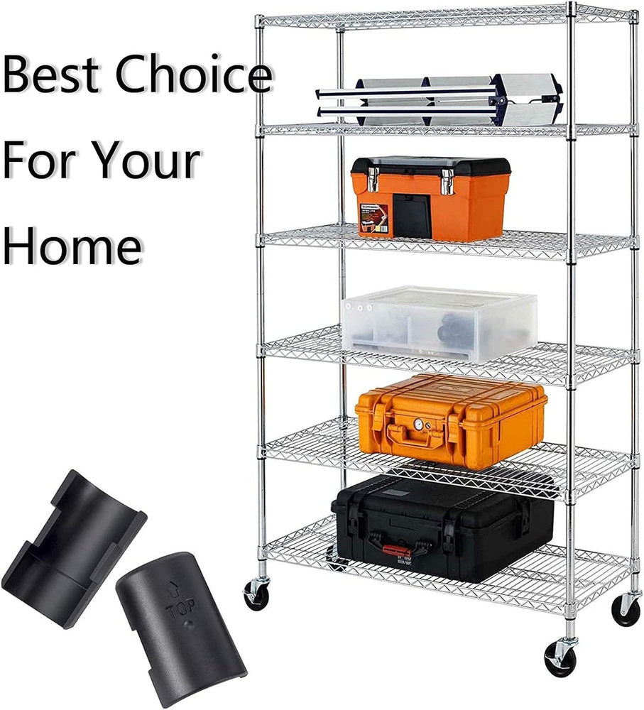 72 Pack Wire Shelving Shelf Lock Clips for 1" Post- Shelving Sleeves Replacement