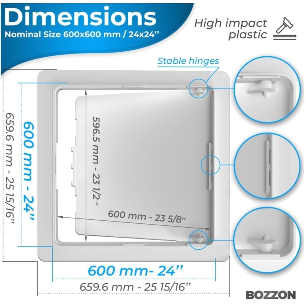 Versatile Plumbing Access Panel - Durable