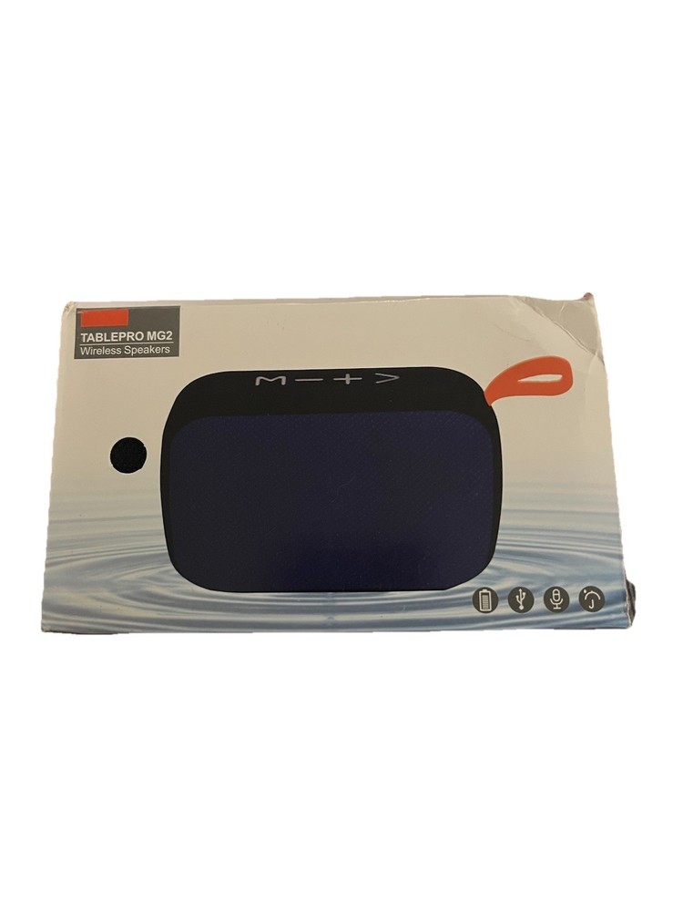 Tablepro MG2 Wireless Speakers (Blue/Black) - NEW