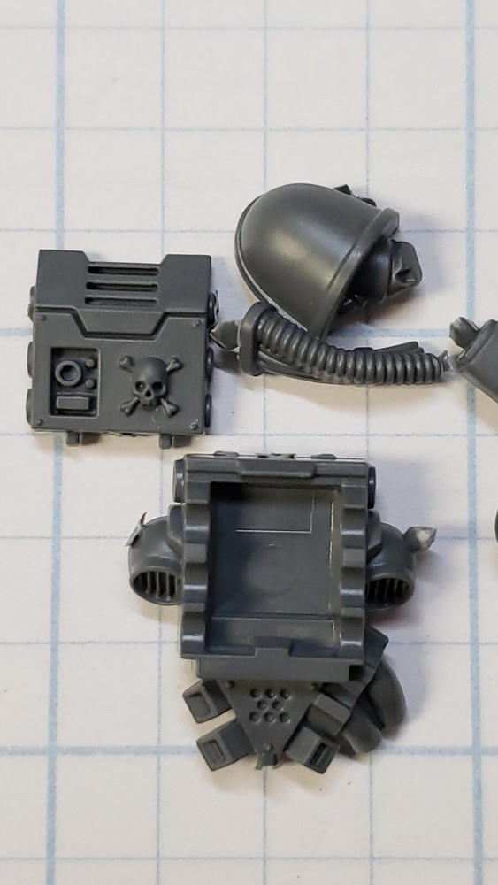 Warhammer 40k Space Marine Bits Devastator Lascannon W Backpack #64