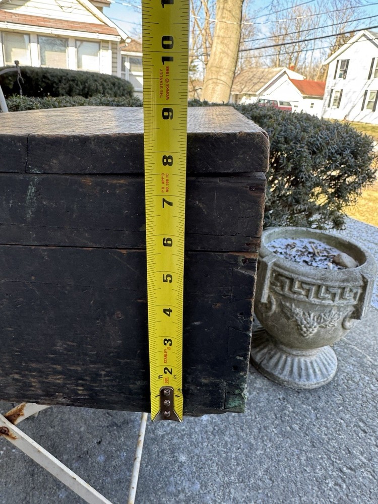 Antique Wooden Footlocker/Toolbox