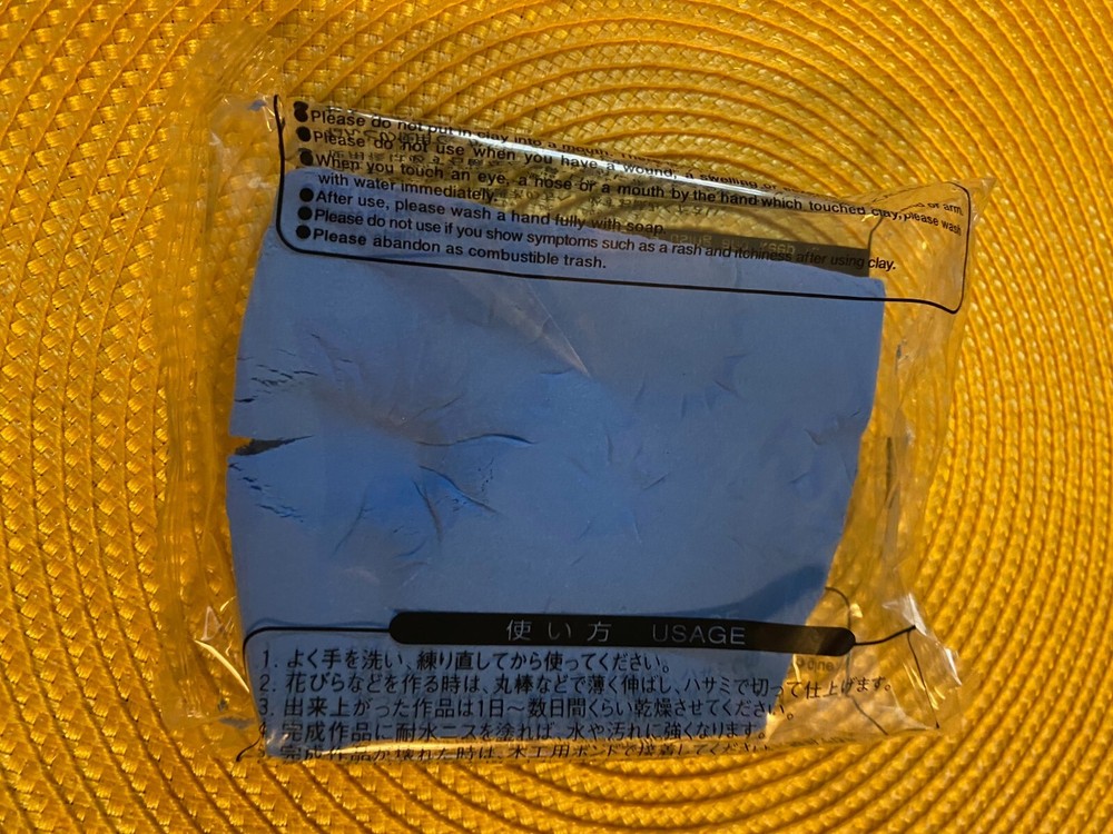 Daiso Blue Soft Clay Argila Levinha