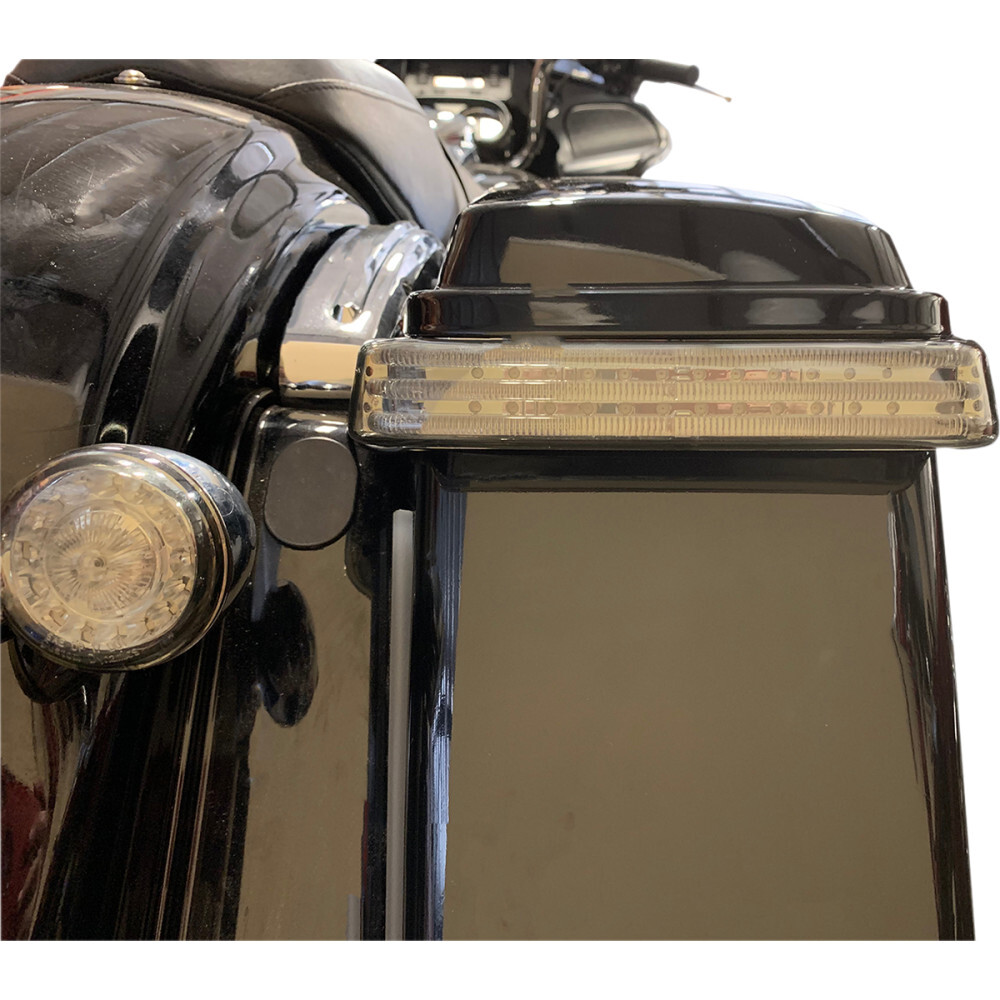 Custom Dynamics Saddlebag Lights - Chrome/Smoke | PB-SB-HD-CS
