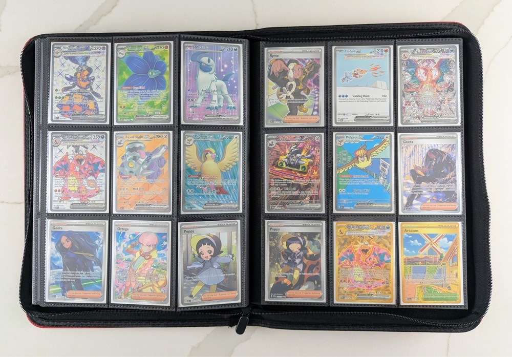 Pokémon Obsidian Flames Complete Master Set /w Binder + Promos (PC)!