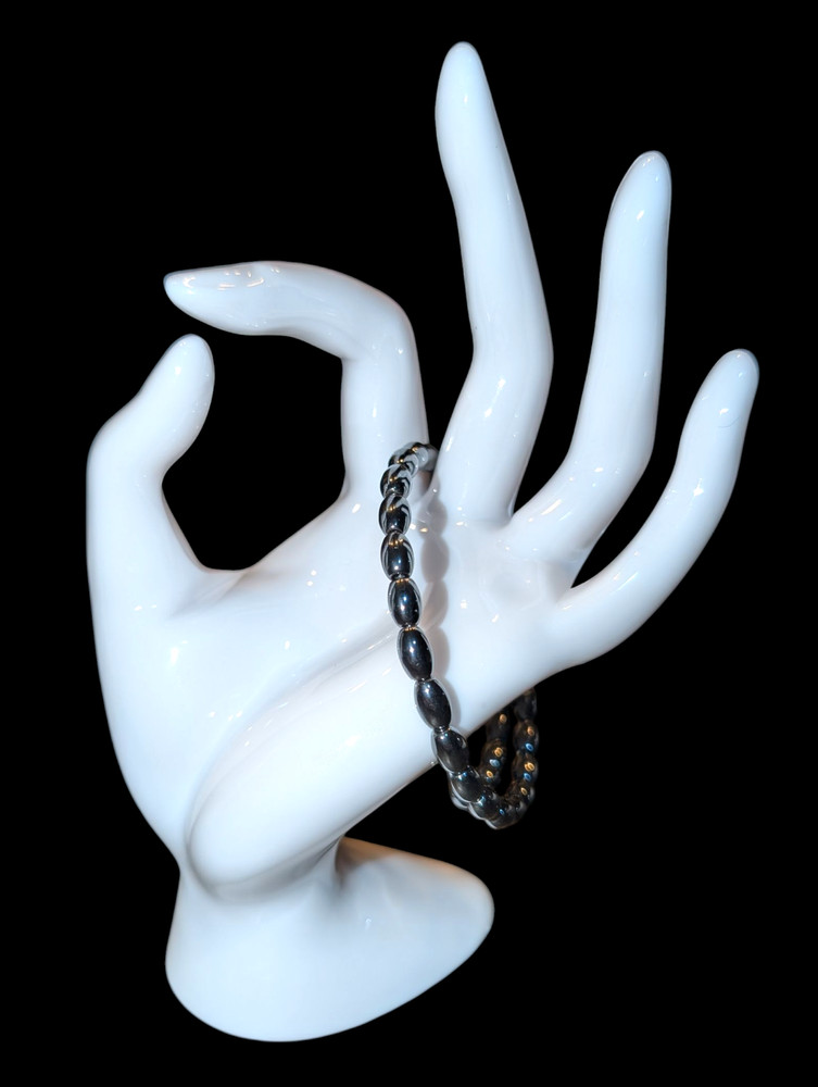 Oval Hematite Bracelet