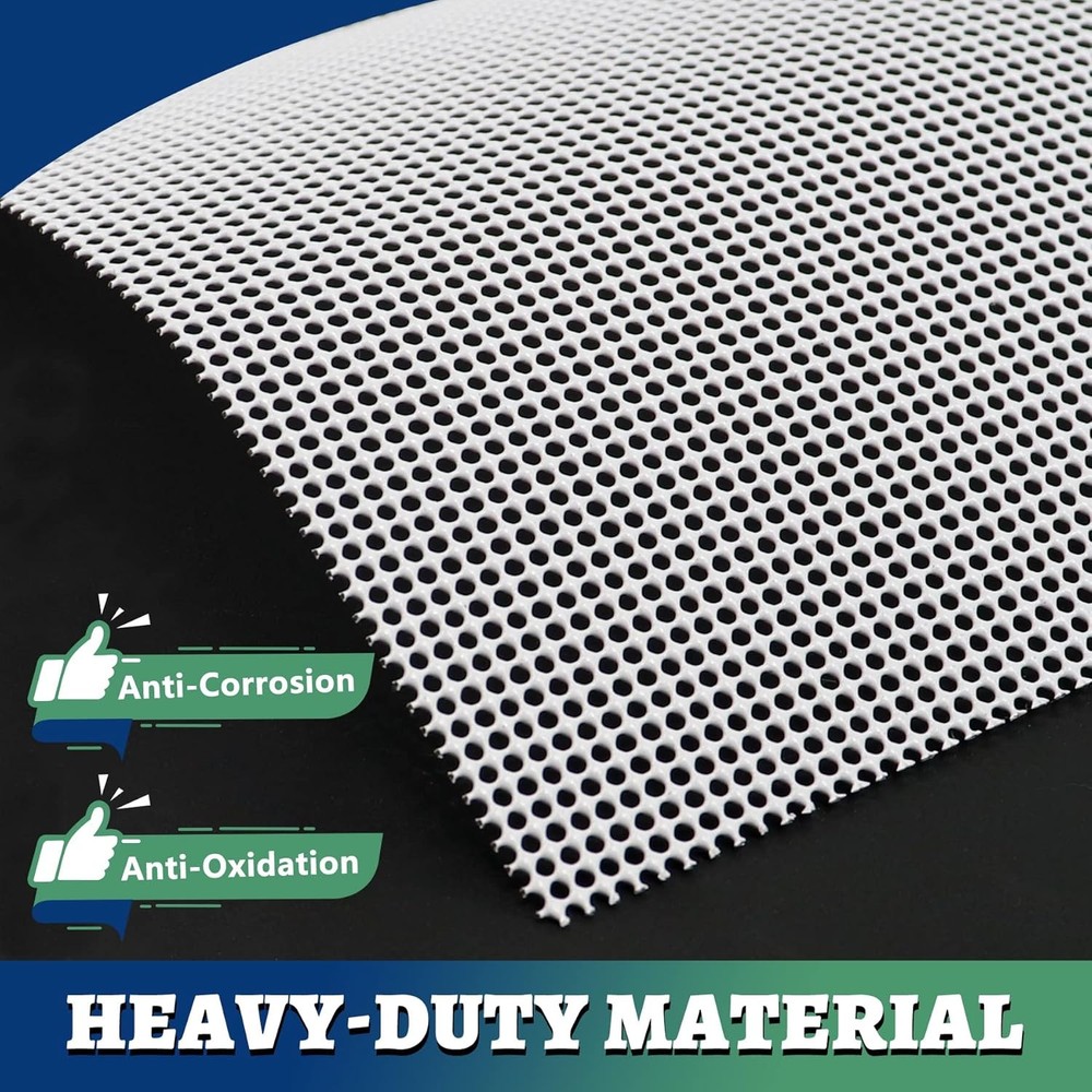 35 Pack Stainless Steel Micro Mesh Gutter Guard for 4", 5", 6" White