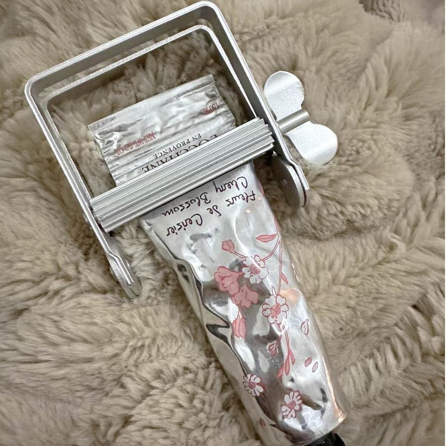 Toothpaste Squeezer, Full Metal Tube Squeezer Toothpaste Dispenser Tool Multi...