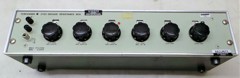 YOKOGAWA 2793 DECADE RESISTANCE BOX.