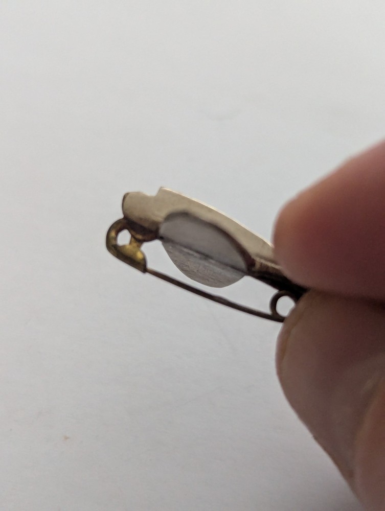 Vintage Scratch Built Spitfire Pin Badge