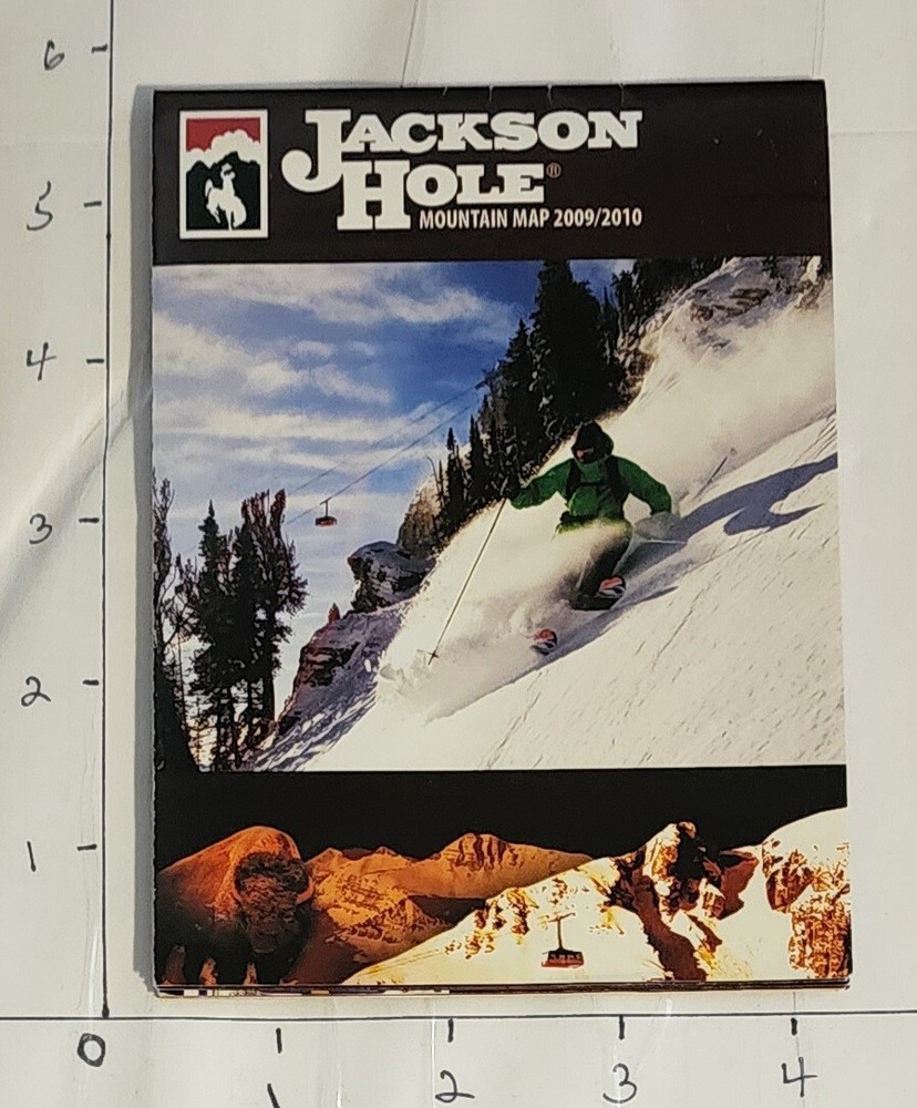 2009/10 JACKSON HOLE SKI RESORT TRAIL MAP   EX-MINT