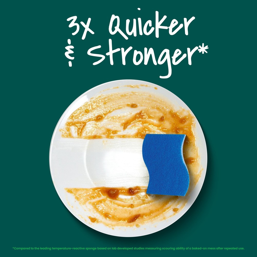 Non-Scratch, Zero Scratch Scrub Sponges, 9 Sponges