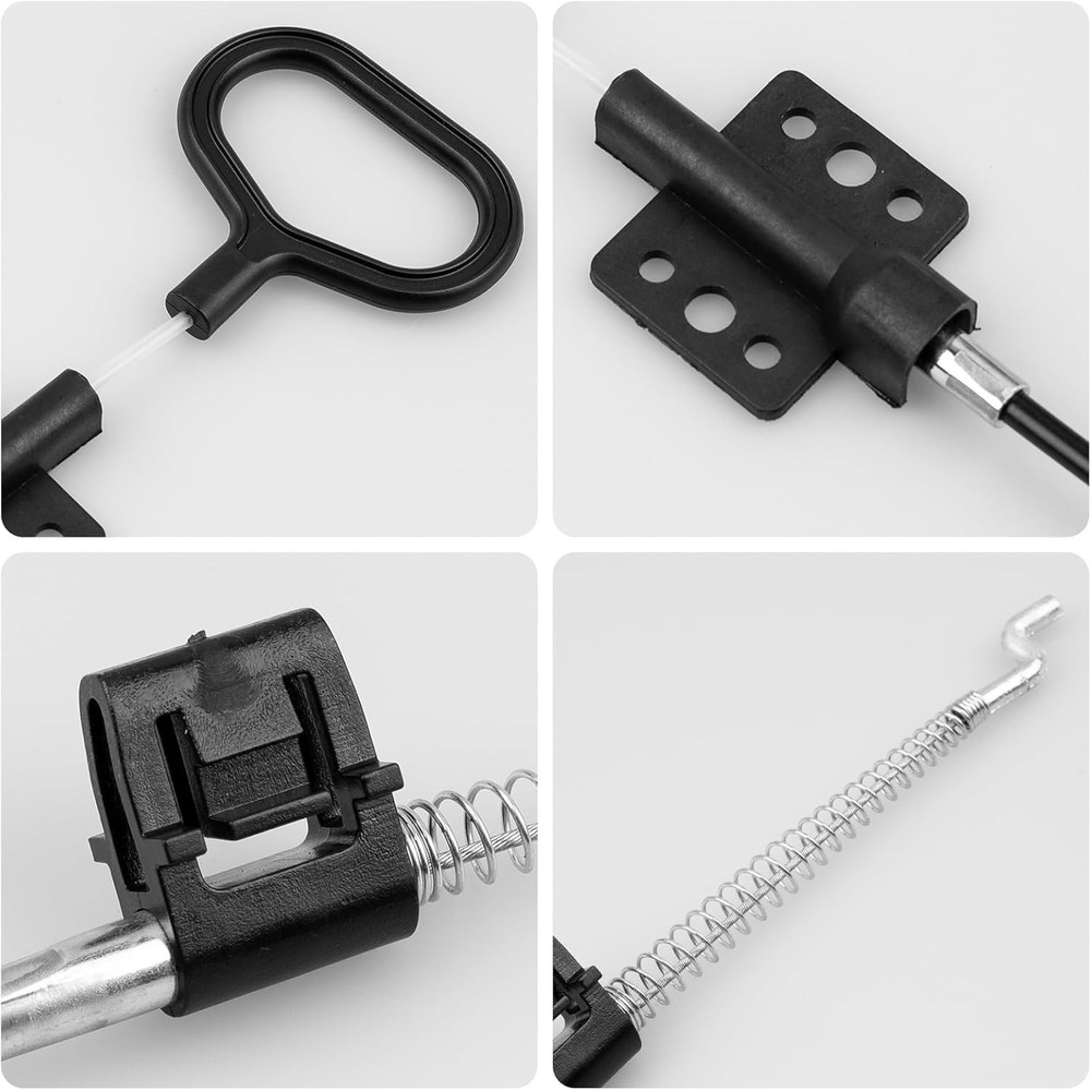 2PCS Sofa Recliner Cables- Release Cables Replacement D Ring Pull Handle