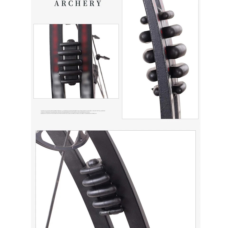 2 Pcs Compound Bow Limb Dampeners Archery Bow Stabilizer Silencers Archery Shock