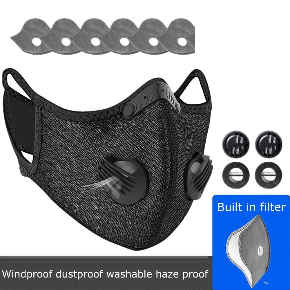 Washable & Reusable Half-Face Shield - Anti-Dust/Pollution Protective Facepiece