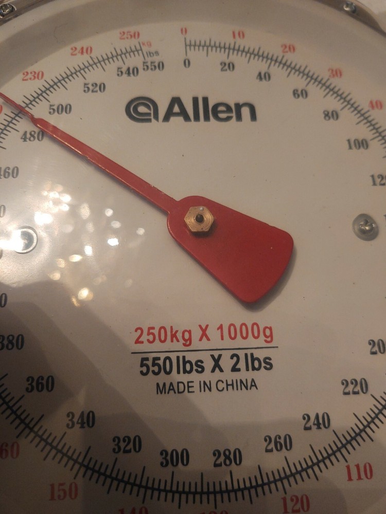 ALLEN 5500 SCALE 550LBS.