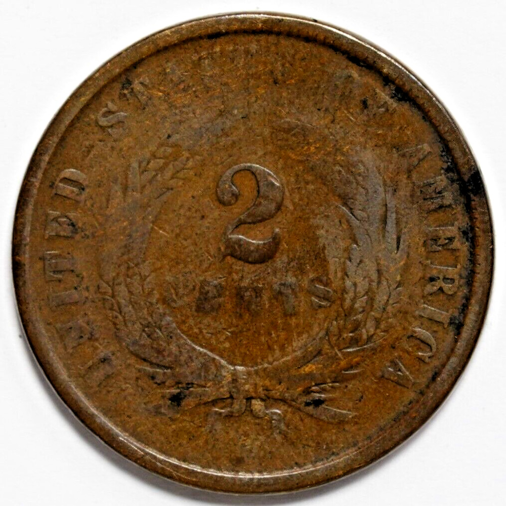 1864 Two Cent Piece