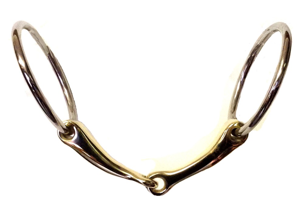 German Silver Loose Ring Snaffle Bit 16 mm thickness