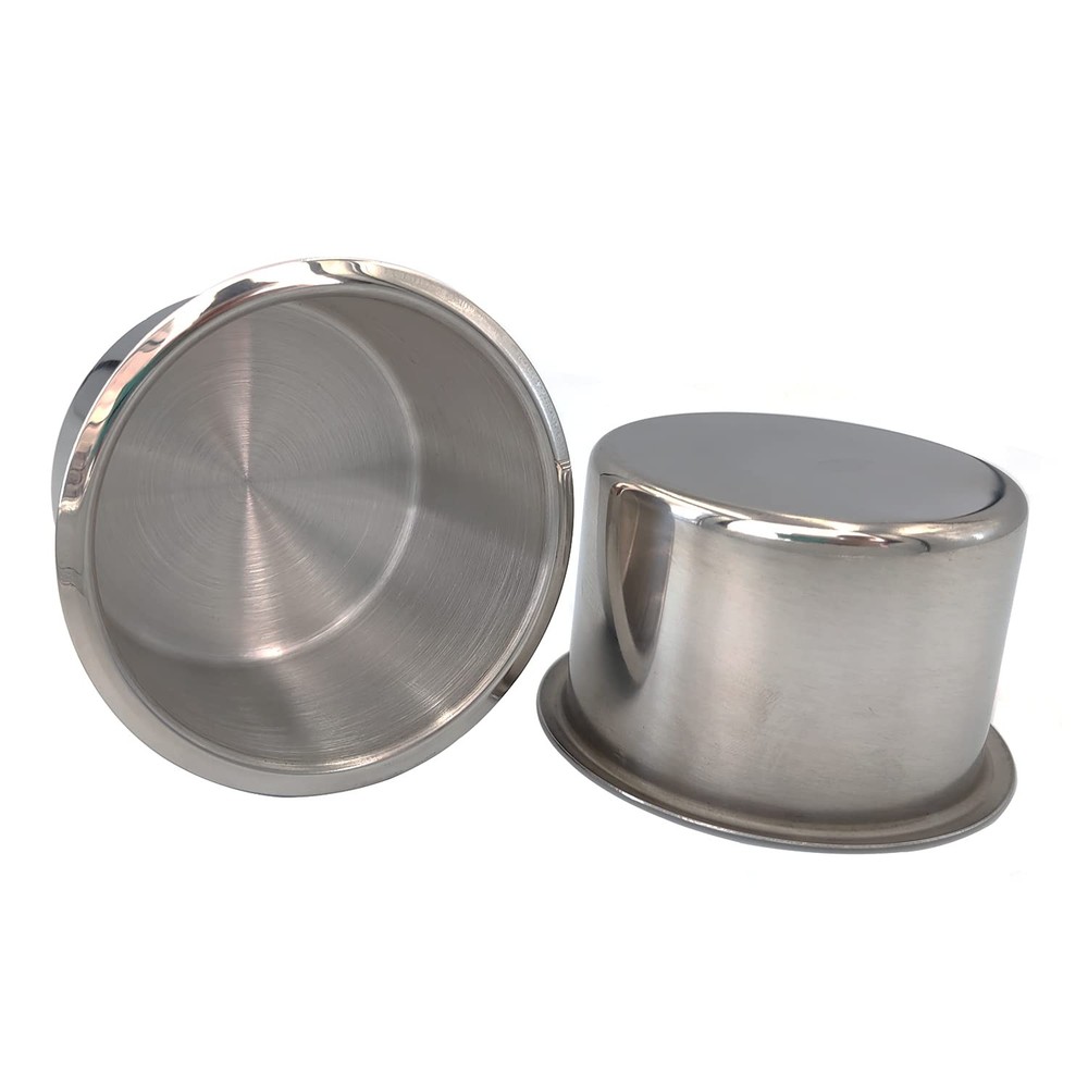Game Table Cup Holder Insert - 10Pack Stainless Steel Medium Size Drink Cup H...