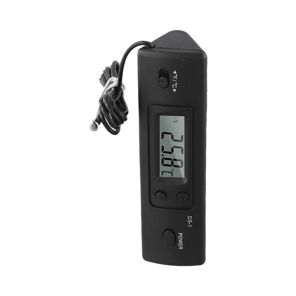 Car Thermometer LCD Screen Digital Clock Multi Function Temperature Display