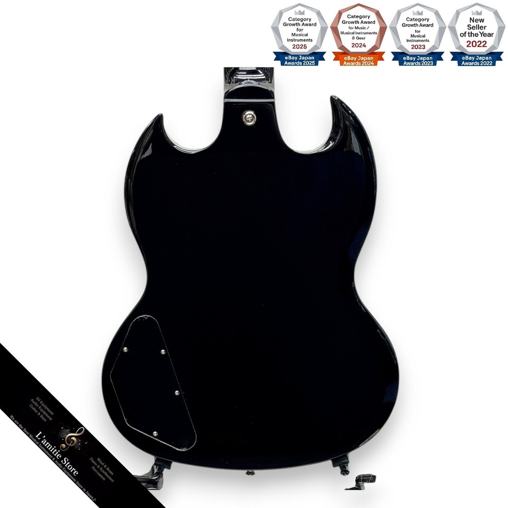 Epiphone SG Standard Ebony Electric Guitar Solid Body Versatile