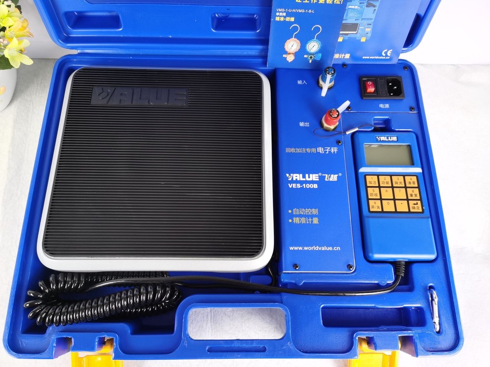 VES100B New Digital Refrigerant Electronic Scale 100KG