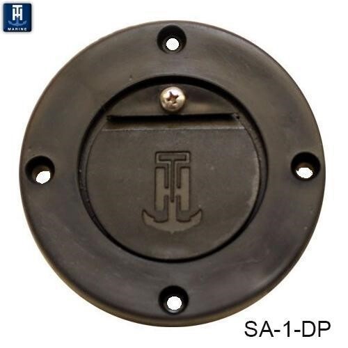 T-H Marine Scupper Adapter = Black SA1DP